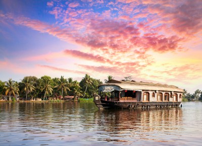 Kerala houseboat, India