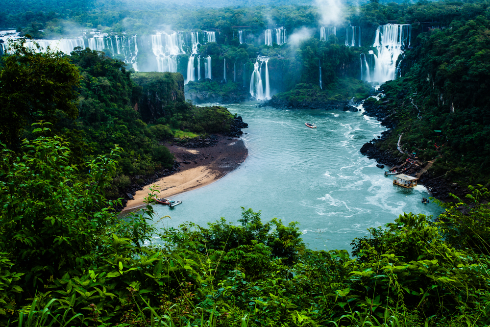 Iguassu Falls from Brazilian Side, Brazil 
