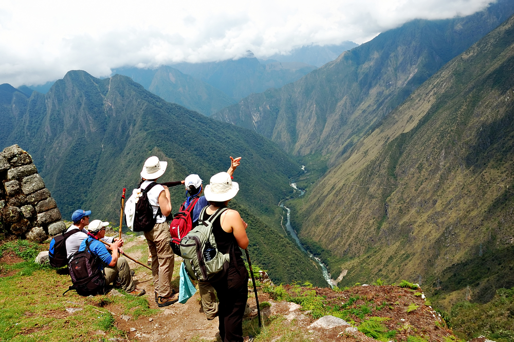 Guided stops on the Inca Trail