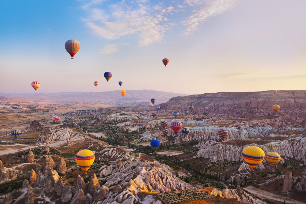 Ballooning over Cappadocia, Turkey