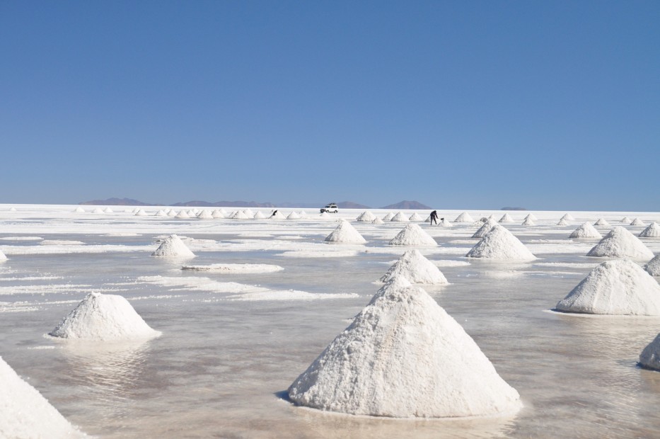 The Salt flats of Bolivia – most of North America’s road salt comes from here!