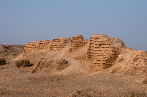 Ancient Section of the Great Wall near Dunhuang is 1000 years older than the Ming Dynasty section