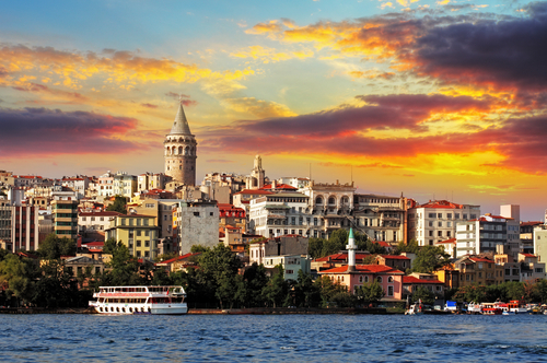 The Galata District, Istanbul, Turkey