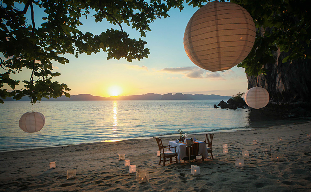 Enjoy a Private Romantic Dinner at El Nido Lagen Island Resort, Philippines