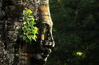 Face of Bayon at Angkor Wat