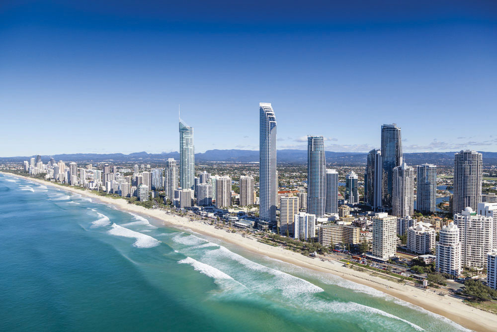 Surfers Paradise - Aerial, Gold Coast, Queensland, Australia