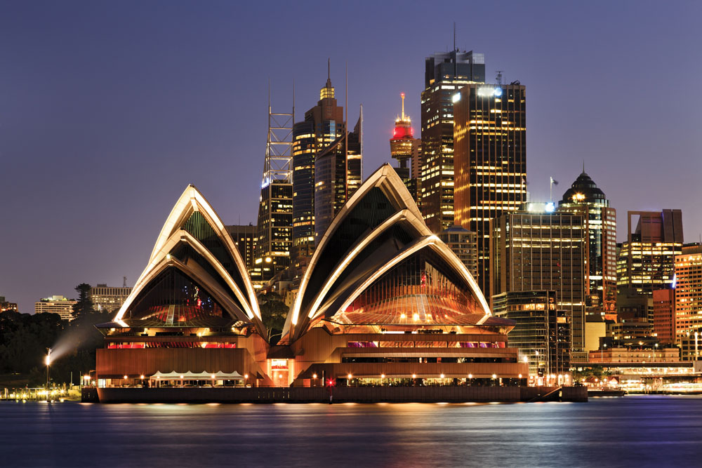 Sydney Opera House at Night, Sydney, Australia