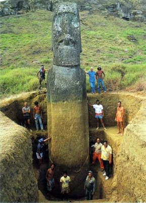 Moai body - Easter Island, Chile