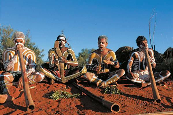 Aboriginal Didgeridoo Players, Australia
