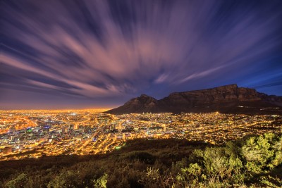 Cape Town at Night, South Africa