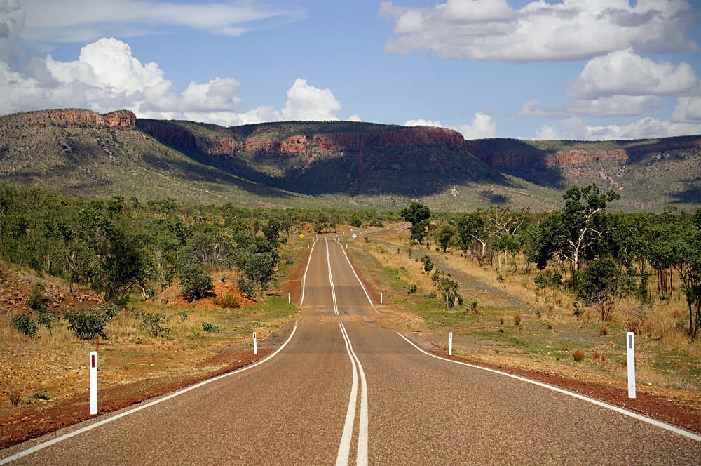 Crossing Remote and Pristine Wilderness in the Famous and Rugged Gibb River Road in the Kimberley, Western Australia