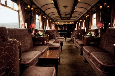 Lounge in the Venice Simplon
