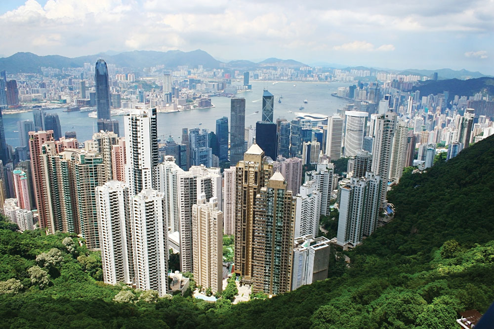 Hong Kong View from Victoria Peak