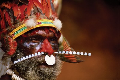 Old warrior, Papua New Guinea