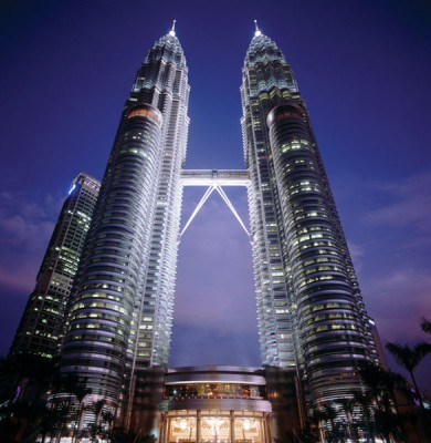The Petronas Towers at Night