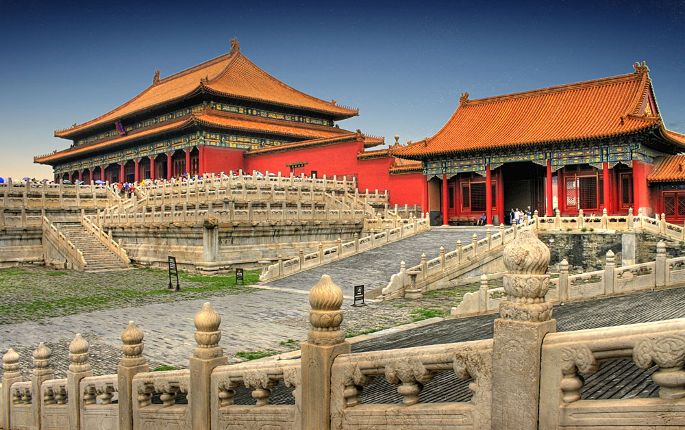 Temples of Forbidden City, Beijing, China