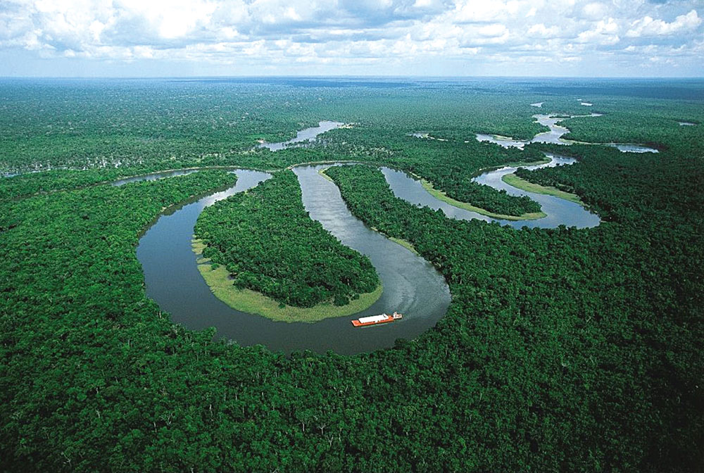 Mighty Amazon River and Jungle, South America