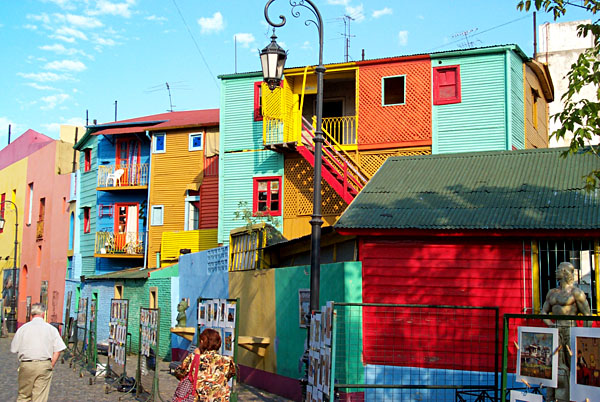 La Boca neighbourhood of Buenos Aires, Argentina