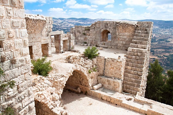 Inside Ajloun Fortress, Jordan