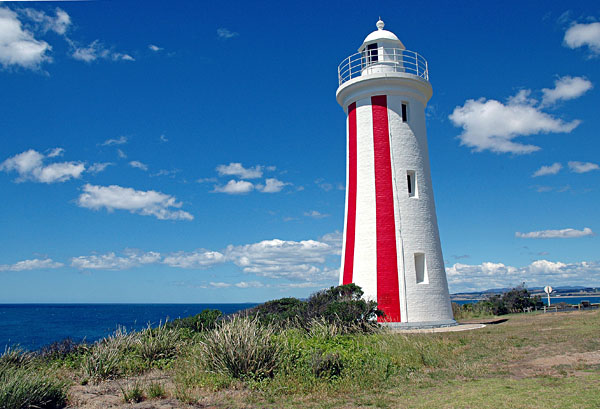 Mersey Bluff Lighthouse in Devonport, Tasmania, Australia