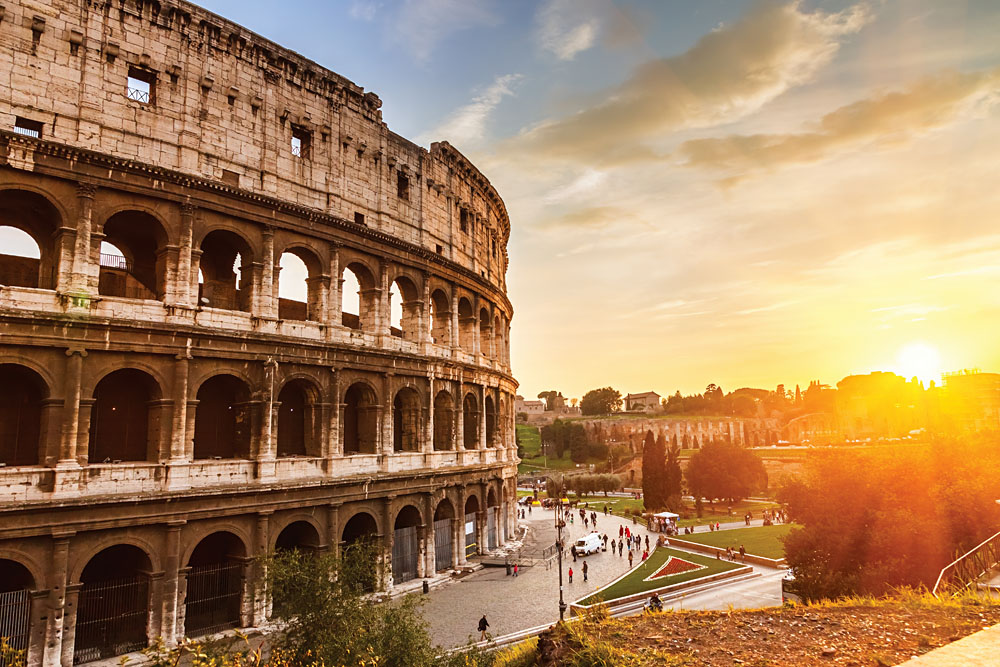 Colosseum at Sunset, Rome, Italy