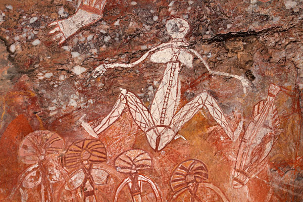 Aboriginal Rock Art at Nourlangie, Kakadu National Park, Northern Territory, Australia