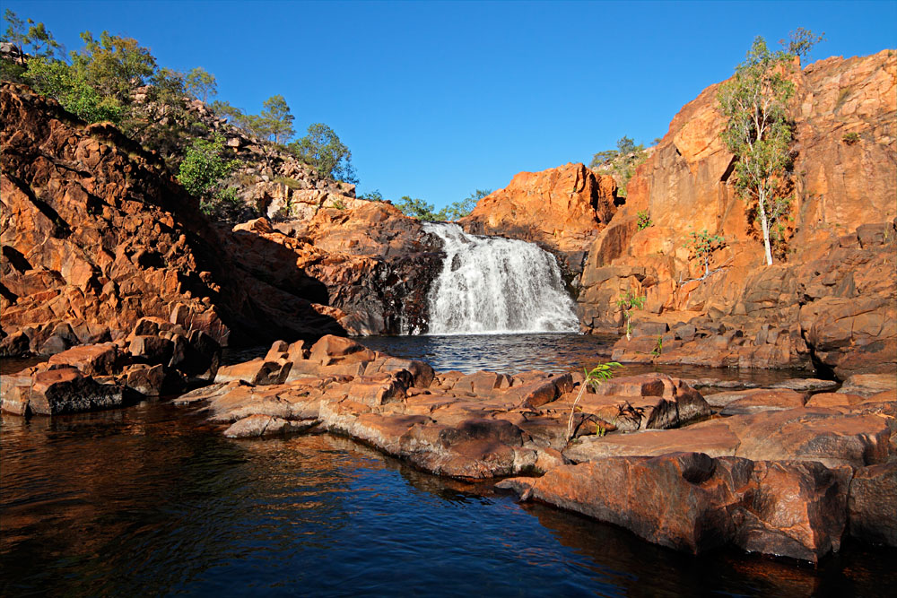 Small Waterfall and Pool, Kakadu National Park, Northern Territory, Australia