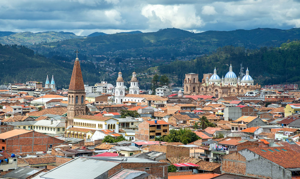 View of the City of Cuenca, Ecuador