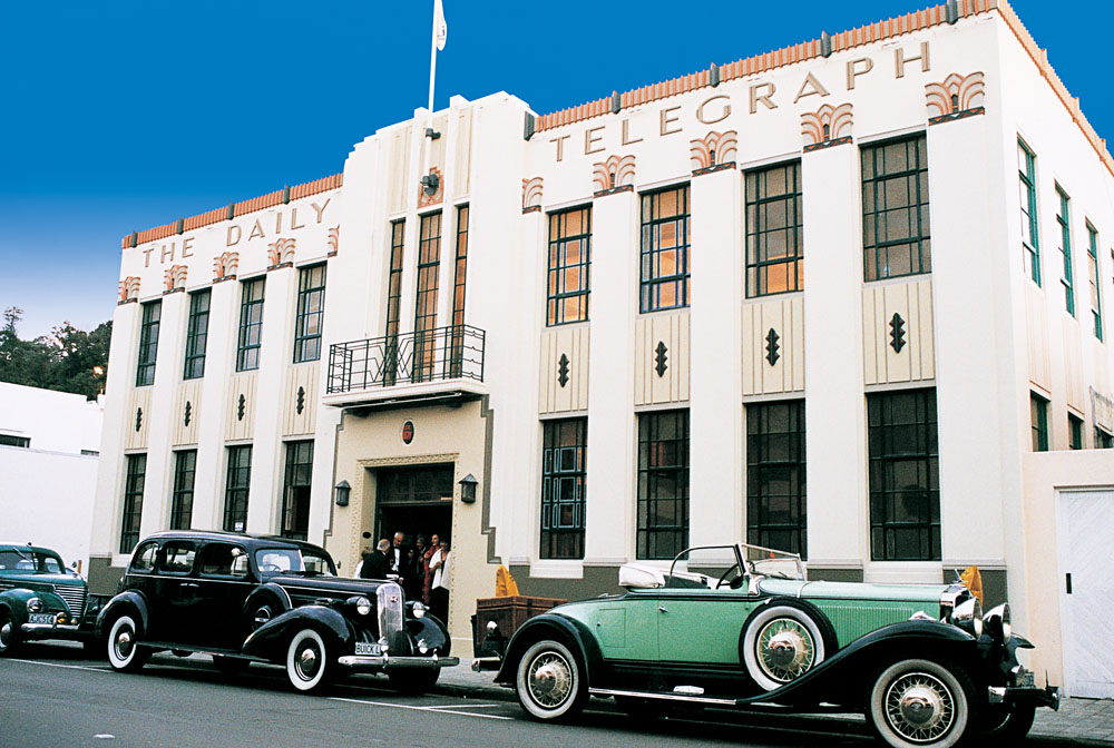Daily Telegraph Building in the Art Deco Quarter, Napier, North Island, New Zealand