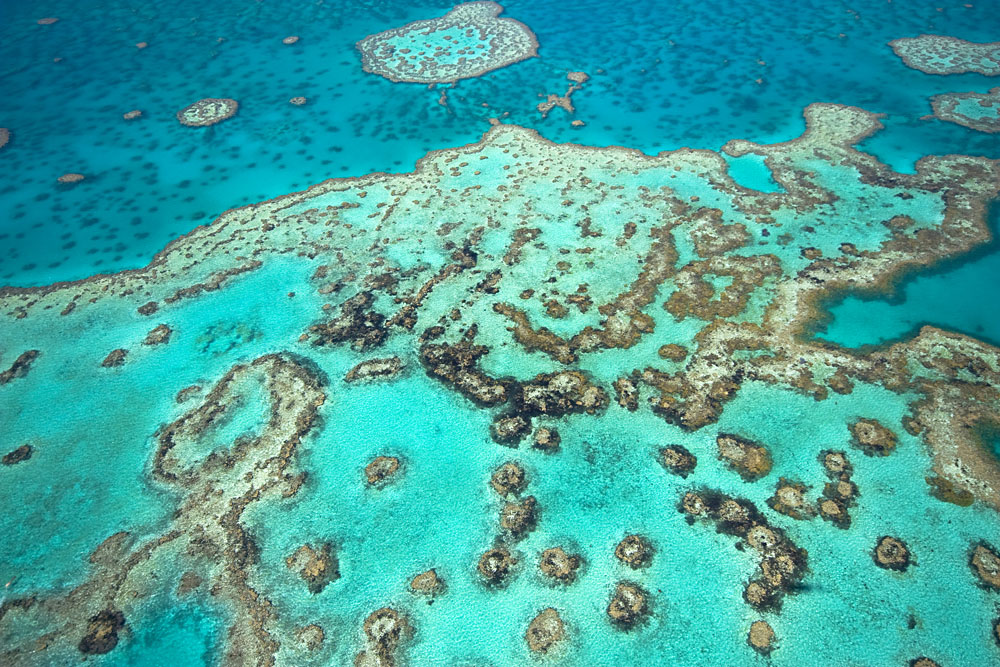 Great Barrier Reef From the Sky, Queensland, Australia
