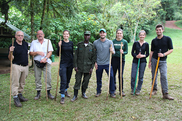 Post-Trekking Group Photo, Uganda
