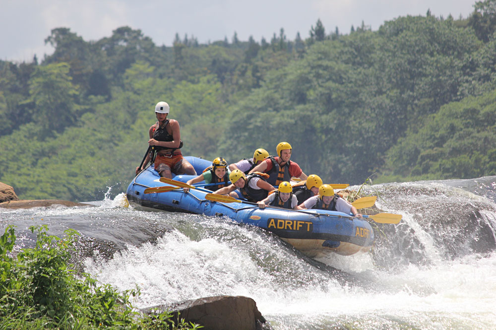Rafting the Nile River, Uganda