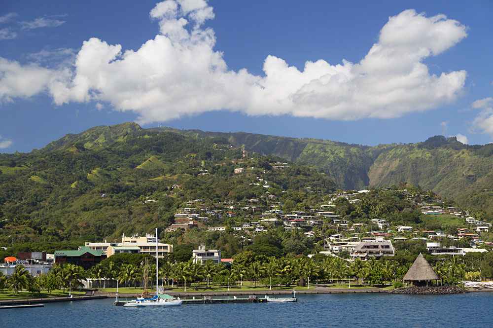 View of Papeete, Tahiti, French Polynesia