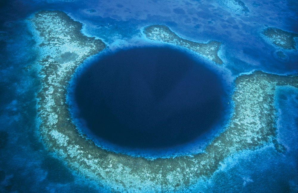 Great Blue Hole Aerial View, Belize