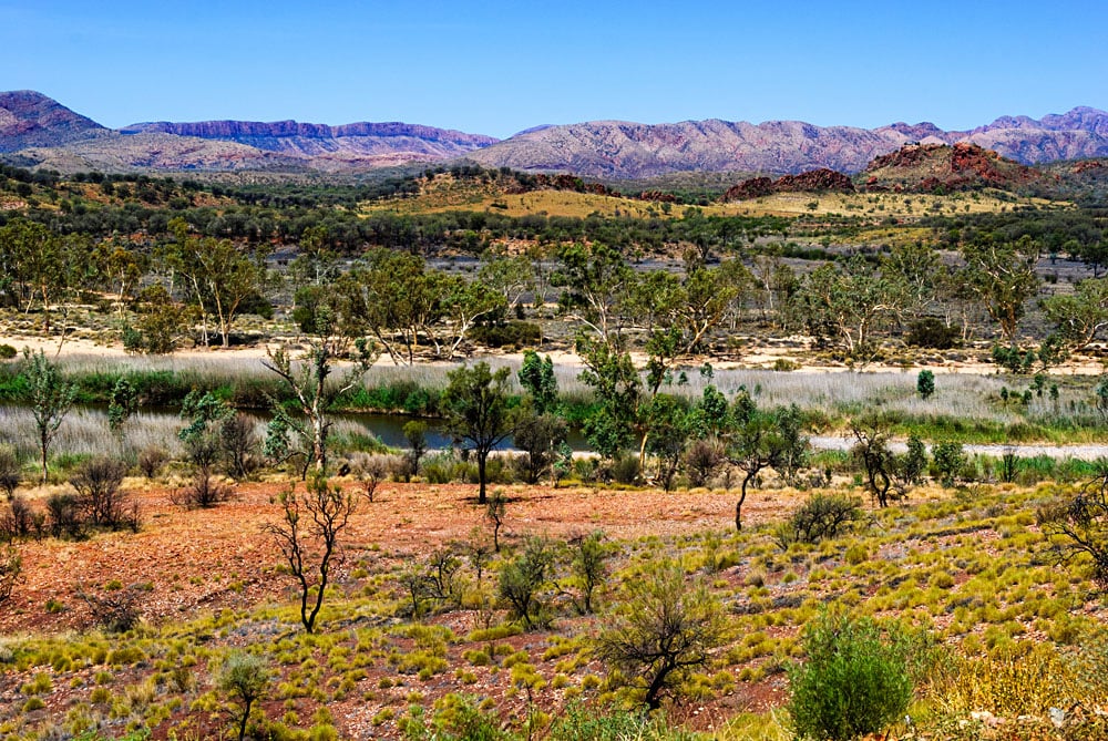 West Macdonnell Ranges in the Outback, Australia