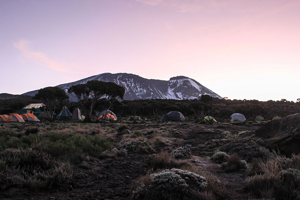 Beautiful Scenery at Camp, Mount Kilimanjaro, Tanzania