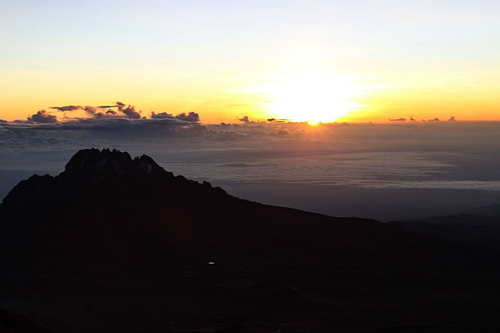 Sunrise Close to the Mount Kilimanjaro Summit, Tanzania