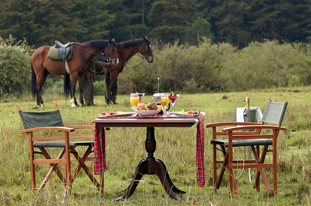Fairmont Mount Kenya Safari Club - Horseriding and Lunch, Kenya
