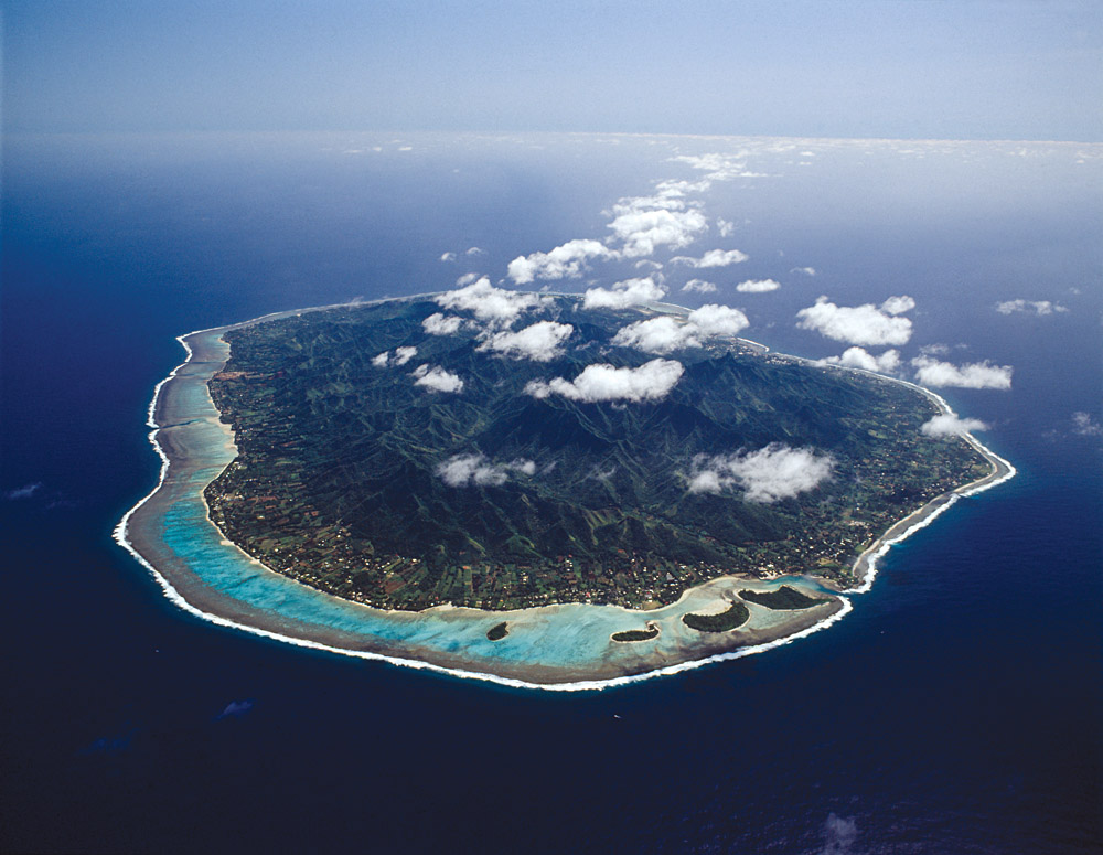 Rarotonga Aerial View, Cook Islands