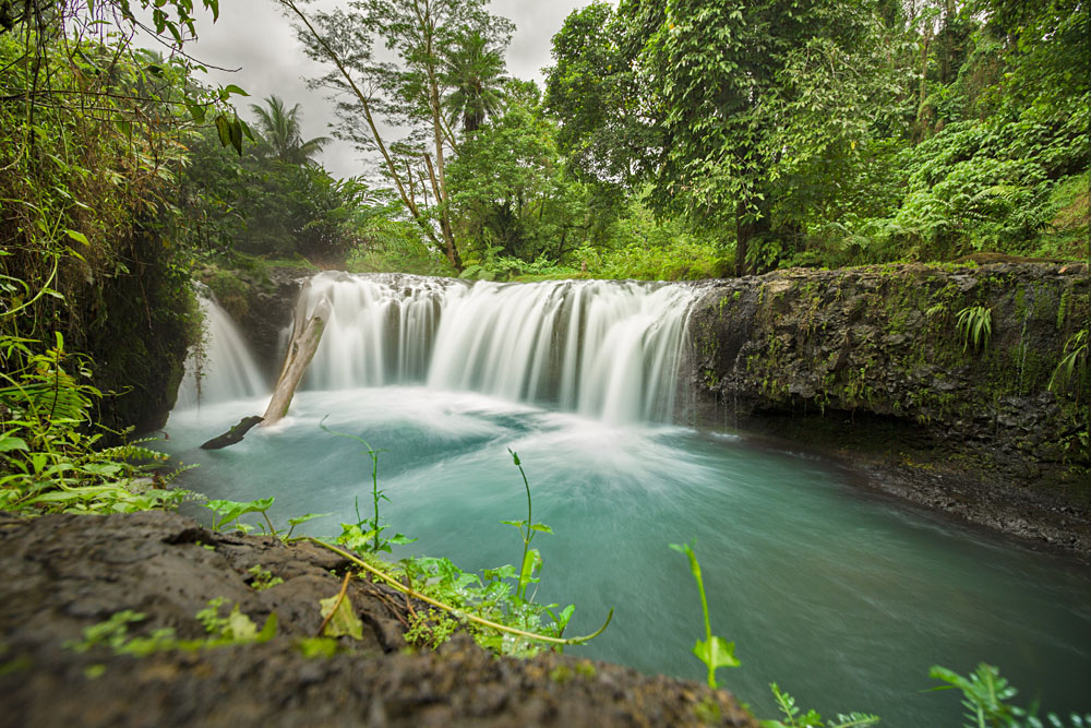 Togotogiga Waterfall in Upolu, Samoa