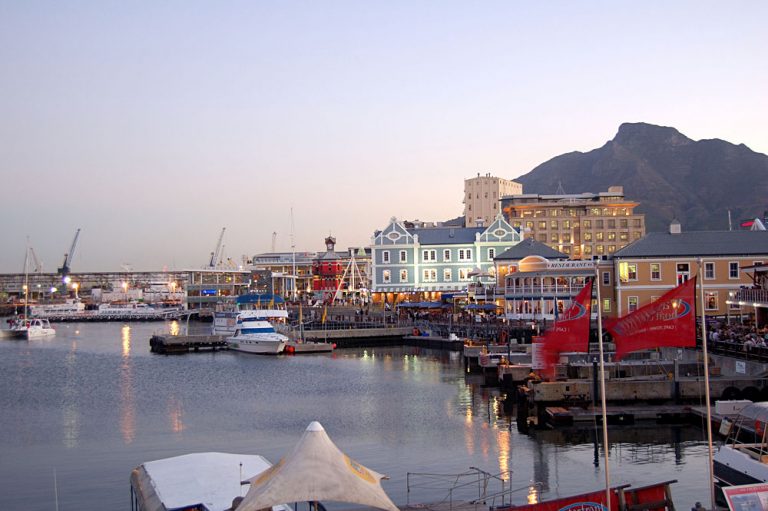 Cape Town Harbour in the Evening, South Africa