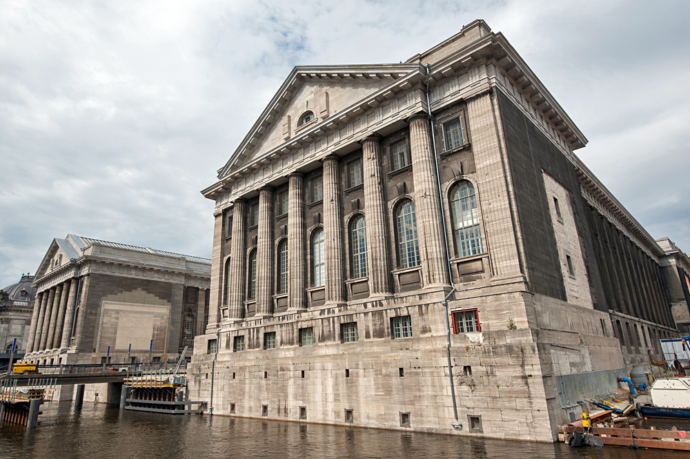 Facade of the Pergammon Museum in Berlin, Germany