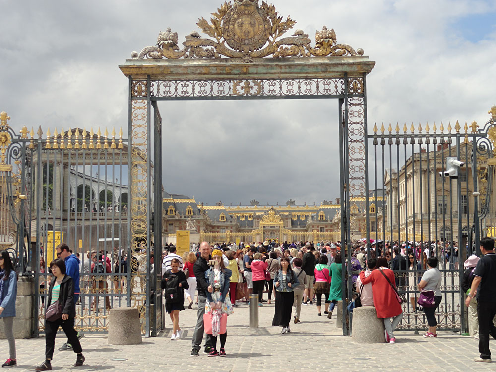 Steve Martin - Entrance to Versailles, France