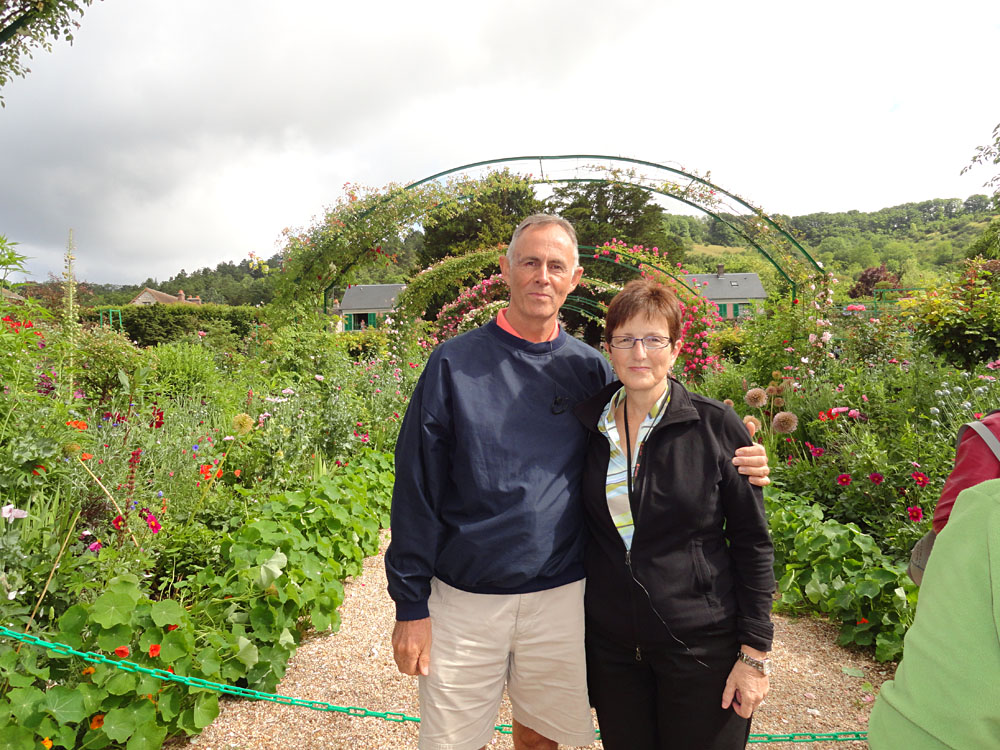 Steve Martin - Steve and Judy at Claude Monet's House and Gardens, Giverny, France