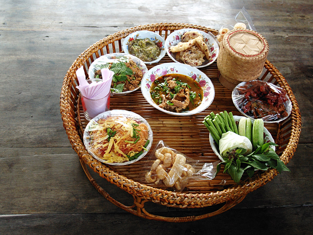 Typical Khantoke Dinner Found in Northern Thailand