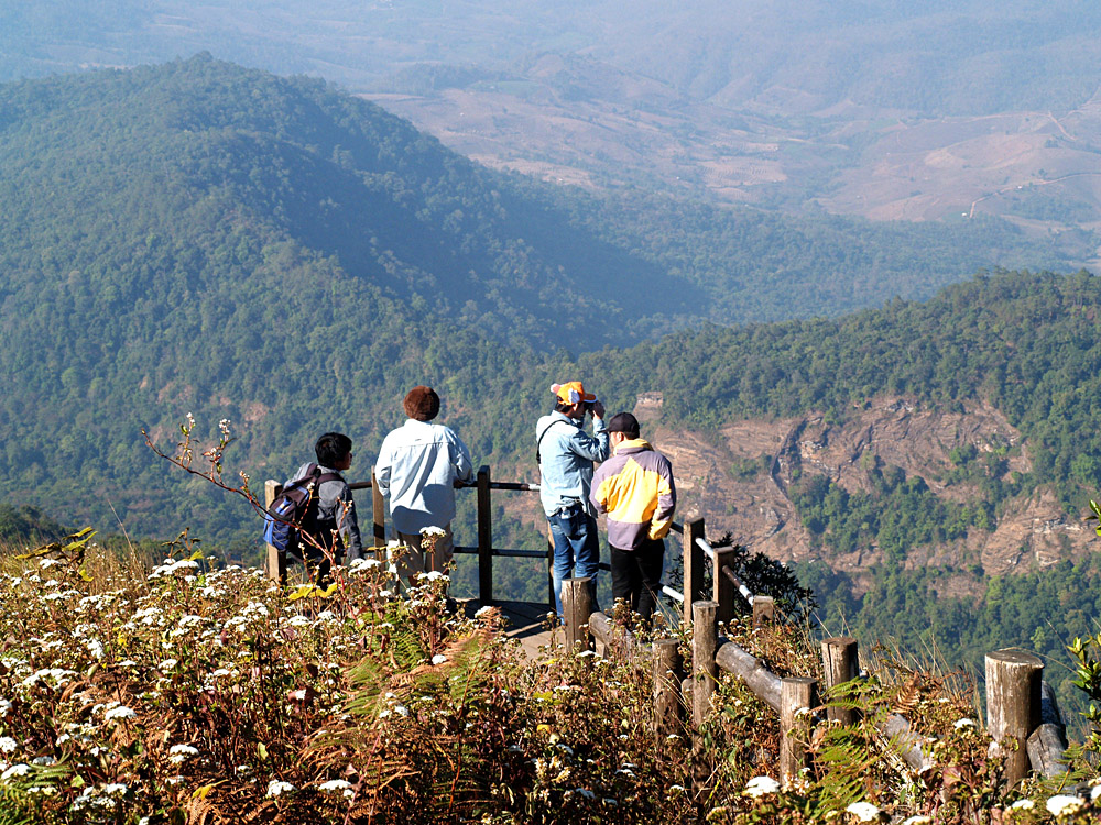 View of Kew Mae Pan in Doi Inthanon National Park, Chiang Mai Province, Thailand