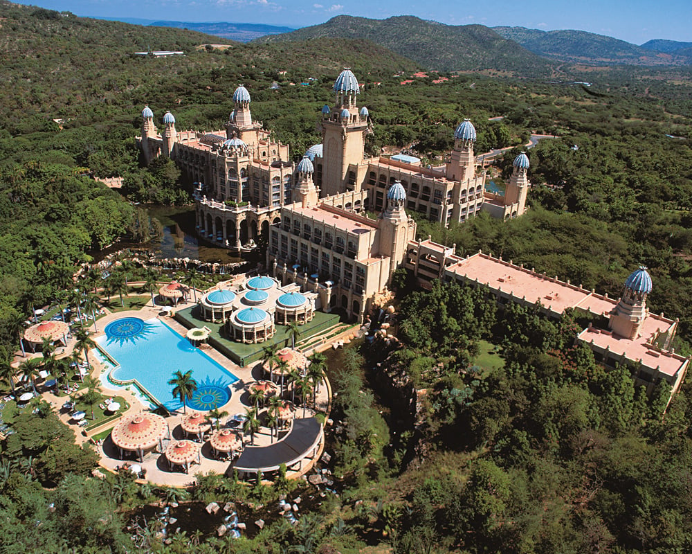 Aerial View of Palace of the Lost City Stay of Distinction, Sun City, South Africa
