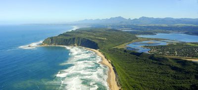 Aerial View of Sedgefield, Garden Route, South Africa