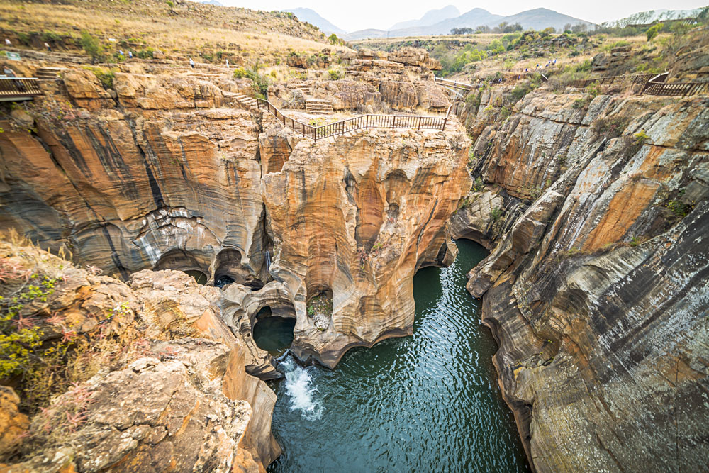 Bourke's Luck Potholes in Mpumalanga, South Africa