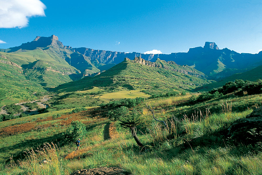 Drakensberg Mountains in KwaZulu-Natal, South Africa